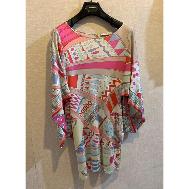 pucci カットソー 38 シルク 100% - カットソー(半袖/袖なし)