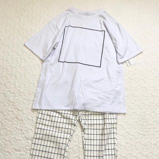 新品　セット　Tシャツ　パンツ　韓国ファッション　個性的　セットアップ(セット/コーデ)