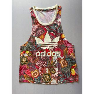 アディダス(adidas)のadidas アディダス タンクトップ レディース 花柄 カラフル ボタニカル(タンクトップ)