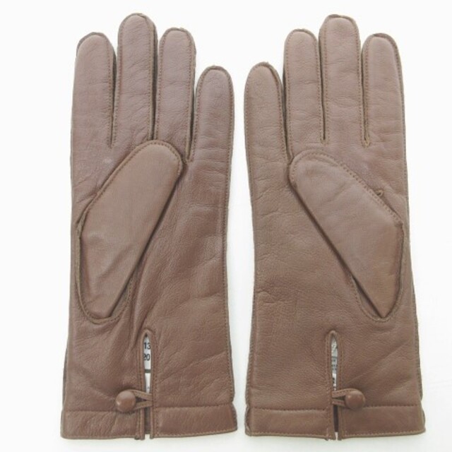 マルジェラ Martin Margiela レザーグローブ 手袋 ブラウン S