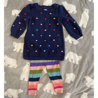 ベビーギャップ(babyGAP)のGAP レインボーセーターレギンスセット(ニット)