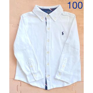 ポロラルフローレン(POLO RALPH LAUREN)のラルフローレン コットン インターロックシャツ 3/3T 100(ブラウス)