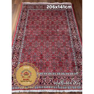 ビジャー/ザンジャン産 ペルシャ絨毯 206×141cm(ラグ)