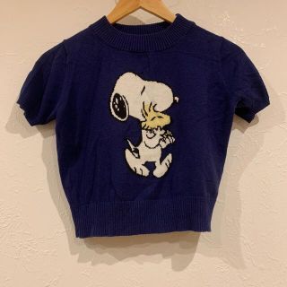 ティティアンドコー(titty&co)のtitty&Co.× SNOOPYコラボ半袖ニット(ニット/セーター)