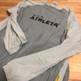 アスレタ(ATHLETA)のアスレタ   上下　グレー　薄手ストレッチ素材(ウェア)