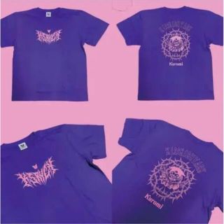 KRY clothing クロミ Tシャツ ブラック×パープル