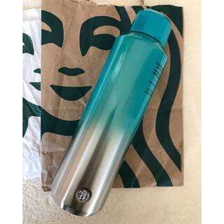 スターバックスコーヒー(Starbucks Coffee)の新作 スタバ タンブラー ボトル 水筒 ベンティサイズ シルバー ステンレス(タンブラー)