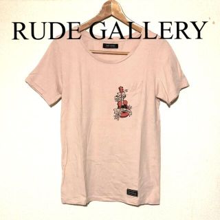 ルードギャラリー(RUDE GALLERY)のRUDE GALLERY ポケット付Tシャツ LIGHT PINK(Tシャツ/カットソー(半袖/袖なし))