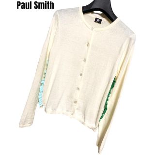 ポールスミス(Paul Smith)の匿名発送　美品　ポールスミス　カーディガン　アイボリー　サイズM コットン　春物(カーディガン)