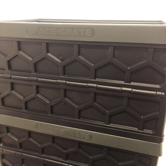 コストコ(コストコ)の折りたたみコンテナBOX 46L 3箱セット インテリア/住まい/日用品の収納家具(ケース/ボックス)の商品写真