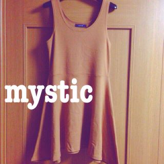 ミスティック(mystic)のmystic＊厚手フレアワンピ(ひざ丈ワンピース)