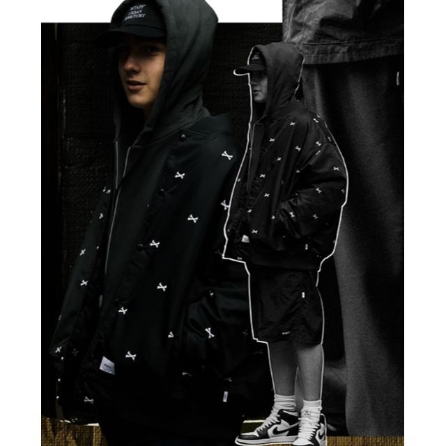 WTAPS TEAM JACKET BLACK XL