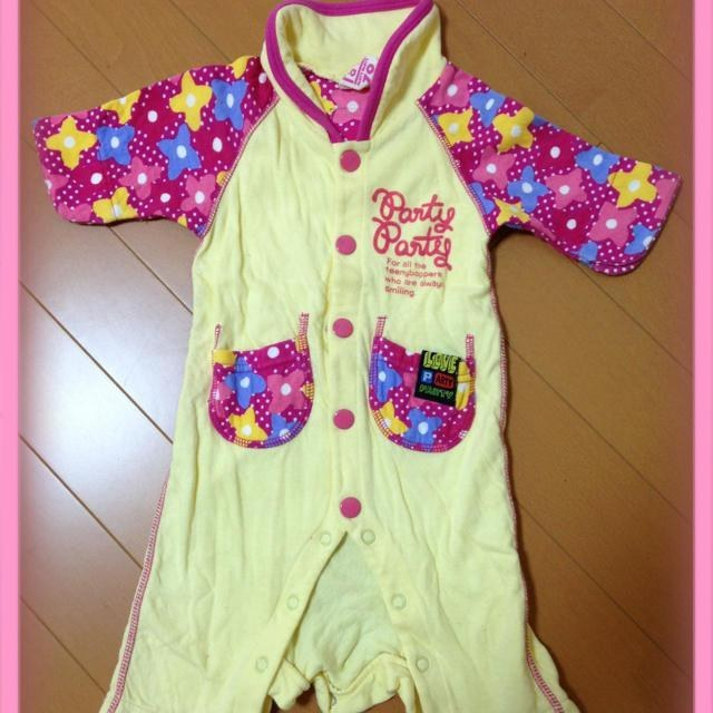 PARTYPARTY(パーティーパーティー)のロンパース♡スカートセット キッズ/ベビー/マタニティのベビー服(~85cm)(ロンパース)の商品写真