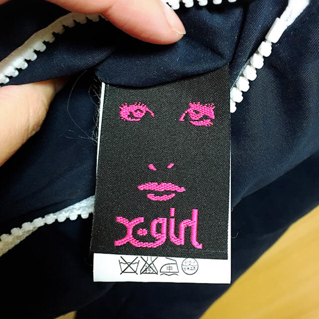 X-girl(エックスガール)のx-girl リバーシブルダウン レディースのジャケット/アウター(ダウンジャケット)の商品写真