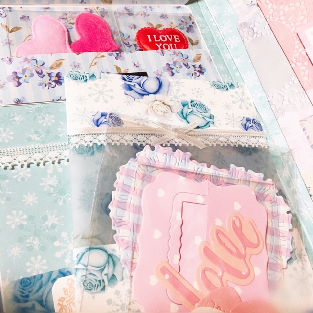 💓milky antique💓ハンドメイド レトロガール　ファイル ハンドメイドの文具/ステーショナリー(その他)の商品写真