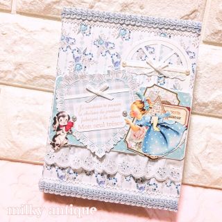 💓milky antique💓ハンドメイド レトロガール　ファイル(その他)