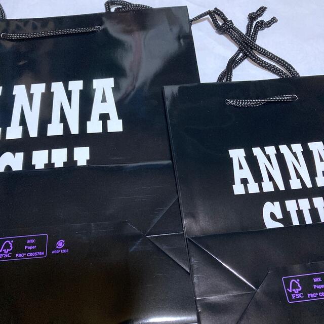 ANNA SUI(アナスイ)のANNA SUI ショップ袋　2枚 レディースのバッグ(ショップ袋)の商品写真