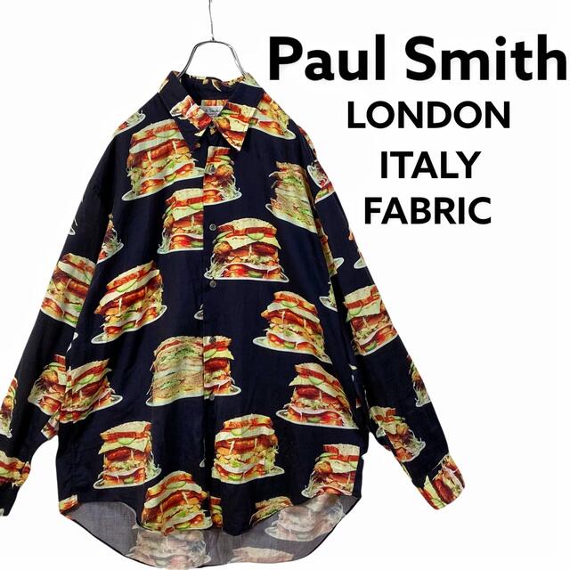 Paul Smith - 【90s】ポールスミス イタリア製 クラブハウスサンド 総柄 シャツ メンズ L