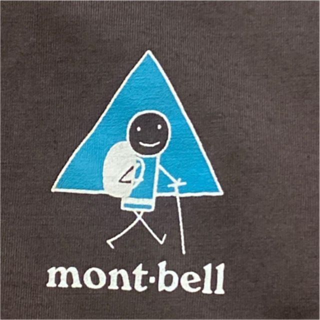 mont bell(モンベル)のMontbellモンベル　Tシャツ　ブラウン　ビンテージ メンズのトップス(Tシャツ/カットソー(半袖/袖なし))の商品写真