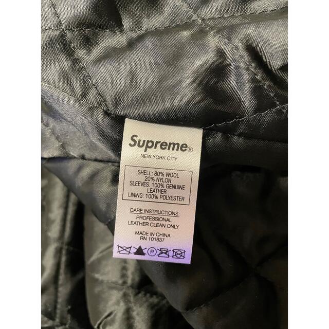 Supreme Motion Logo Varsity Jacket Black | tradexautomotive.com