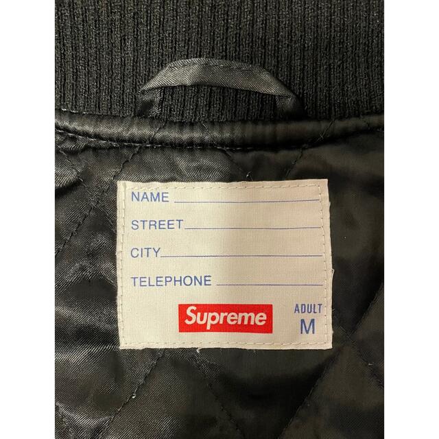 Supreme Motion Logo Varsity Jacket Black | tradexautomotive.com