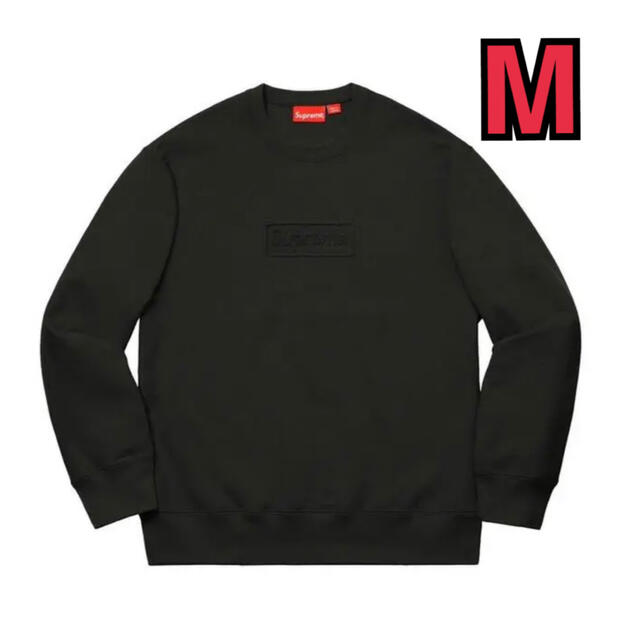 Supreme Cutout Logo Crewneck Black Mサイズ