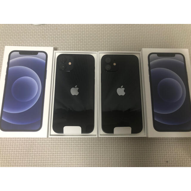 マイク様専用ページ】iPhone 12 ブラック 64 GB SIMフリー2台-