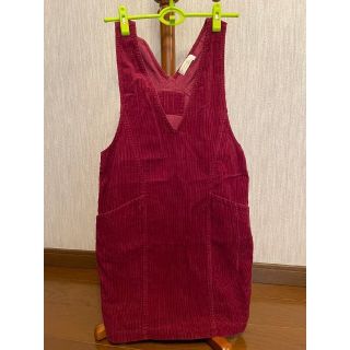 ダブルクローゼット(w closet)の【オーバーオール】お値下げしました‼️  コーデュロイ ジャンパースカート(サロペット/オーバーオール)