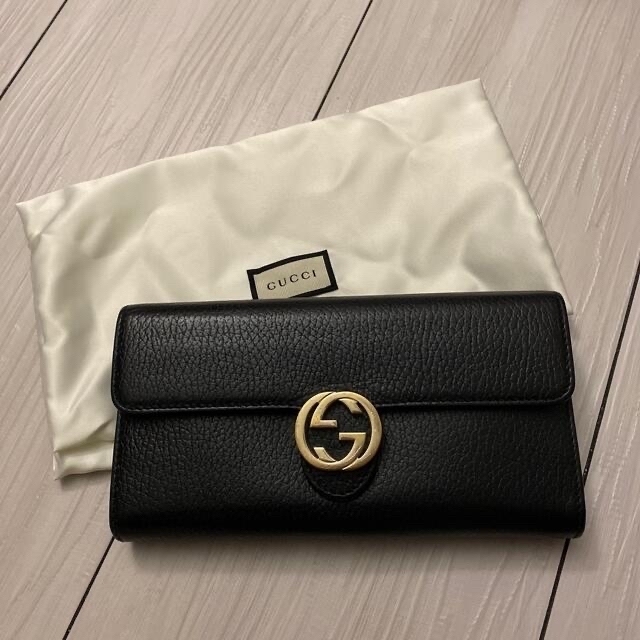 Gucci(グッチ)の最終価格 GUCCI グッチ GGロゴ 二つ折り 長財布 メンズのファッション小物(長財布)の商品写真