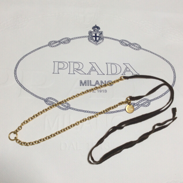 PRADA - プラダ ゴールドネックレスの通販 by serendipity｜プラダならラクマ