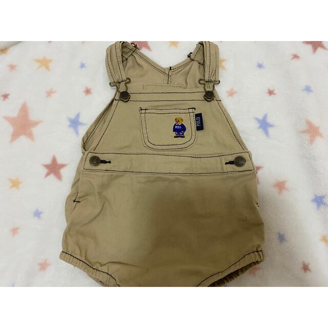 POLO RALPH LAUREN(ポロラルフローレン)のポロベア オーバーオール サロペット　polo キッズ/ベビー/マタニティのベビー服(~85cm)(ロンパース)の商品写真