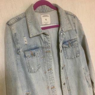 ザラ(ZARA)の良品 ZARA ザラ クラッシュ デニムジャケット Gジャン(Gジャン/デニムジャケット)