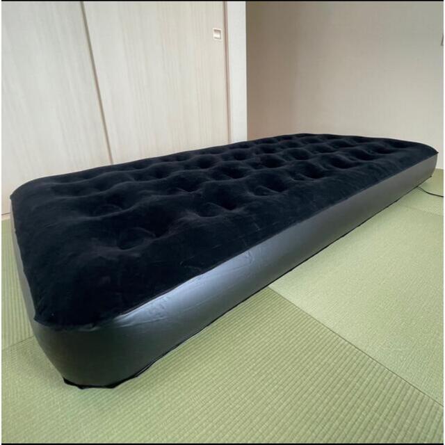 山善(ヤマゼン)のYAMAZEN Marble Air Bed エアーベッド　エアベッド　電動 インテリア/住まい/日用品のベッド/マットレス(簡易ベッド/折りたたみベッド)の商品写真