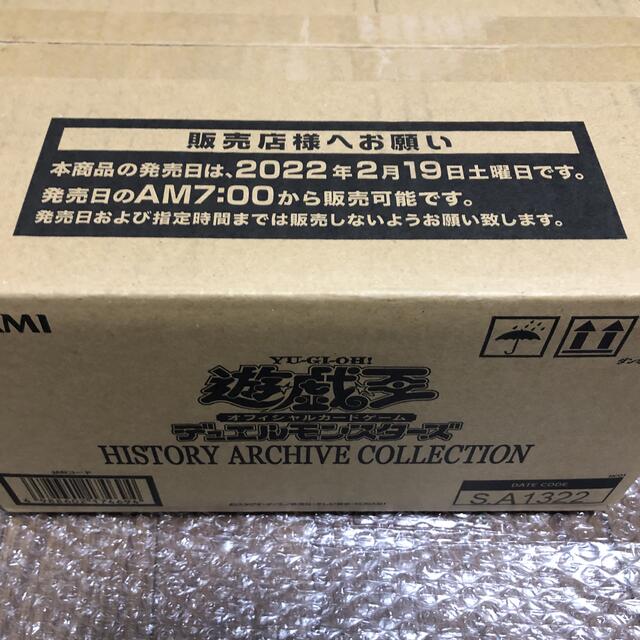 遊戯王　ヒストリーアーカイブコレクション　１カートン　新品未開封Box/デッキ/パック