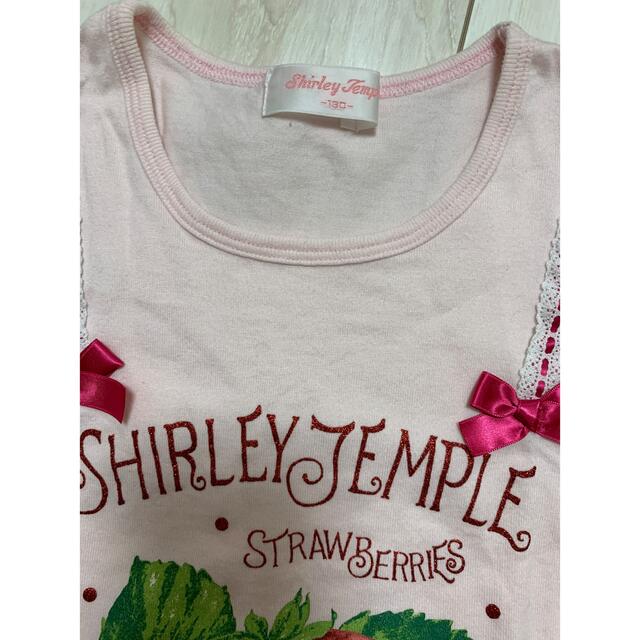 Shirley Temple(シャーリーテンプル)のいちごpt 130 キッズ/ベビー/マタニティのキッズ服女の子用(90cm~)(Tシャツ/カットソー)の商品写真