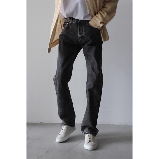 sefr セファ22ss ストレートカットジーンズマーブルウォッシュ29