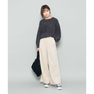 センスオブプレイスバイアーバンリサーチ(SENSE OF PLACE by URBAN RESEARCH)の【美品】おすすめ SENSE OF PLACE ランダムコーデュロイワイドパンツ(カジュアルパンツ)