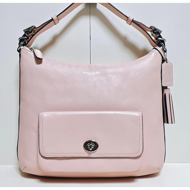 ☆美品☆送料無料☆COACHコーチレザー2WAYショルダーバッグ☆薄ピンク系☆ ショルダーバッグ ☆美品☆送料無料☆COACHコーチレザー2WAYショルダーバッグ☆薄ピンク系☆ ショルダーバッグ