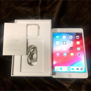 アイパッド(iPad)の格安！iPad mini4 ゴールド色  大容量128GB(タブレット)