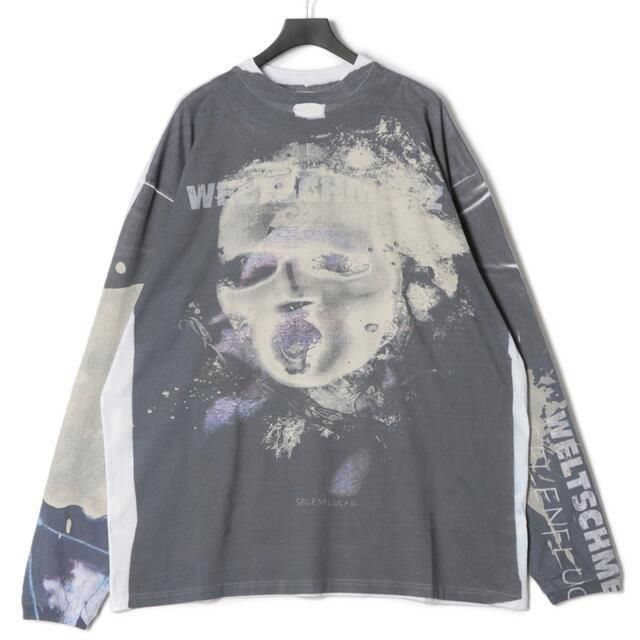 Balenciaga(バレンシアガ)の【正規品】値下◎  VETEMENTS Weltschmerz ロングTシャツ メンズのトップス(Tシャツ/カットソー(七分/長袖))の商品写真