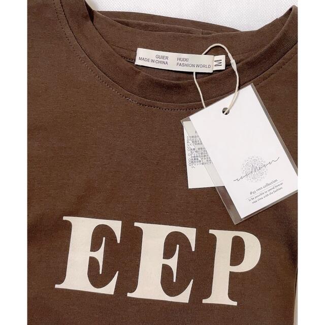 新品　タグ付き　roomoon rooMoon EEP T-shirts  レディースのトップス(Tシャツ(半袖/袖なし))の商品写真