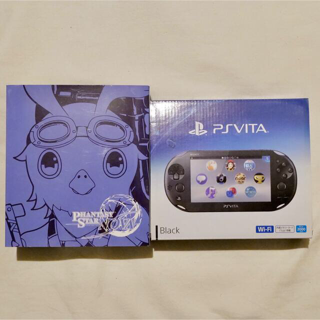 PlayStation Vita(プレイステーションヴィータ)のPS VITA PCH-2000 ファンタシースター NOVA バージョン エンタメ/ホビーのゲームソフト/ゲーム機本体(携帯用ゲーム機本体)の商品写真