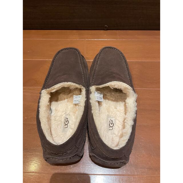 UGG(アグ)のUGG モカシン ダークブラウン 27 ASCOT SUEDE WOOL メンズの靴/シューズ(スリッポン/モカシン)の商品写真