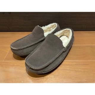 アグ(UGG)のUGG モカシン ダークブラウン 27 ASCOT SUEDE WOOL(スリッポン/モカシン)