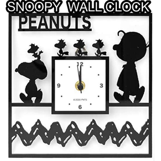 スヌーピー(SNOOPY)の壁掛け時計 SNOOPY wall clock スヌーピー 掛け時計 時計 (掛時計/柱時計)