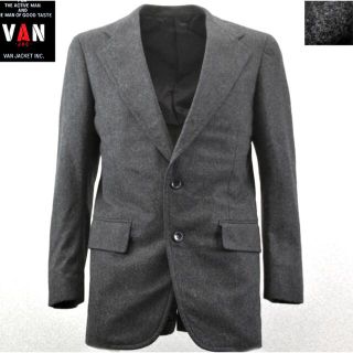 ヴァンヂャケット(VAN Jacket)の初期！美品 VAN JAC 秋冬 メルトンウール ブレザージャケット(テーラードジャケット)