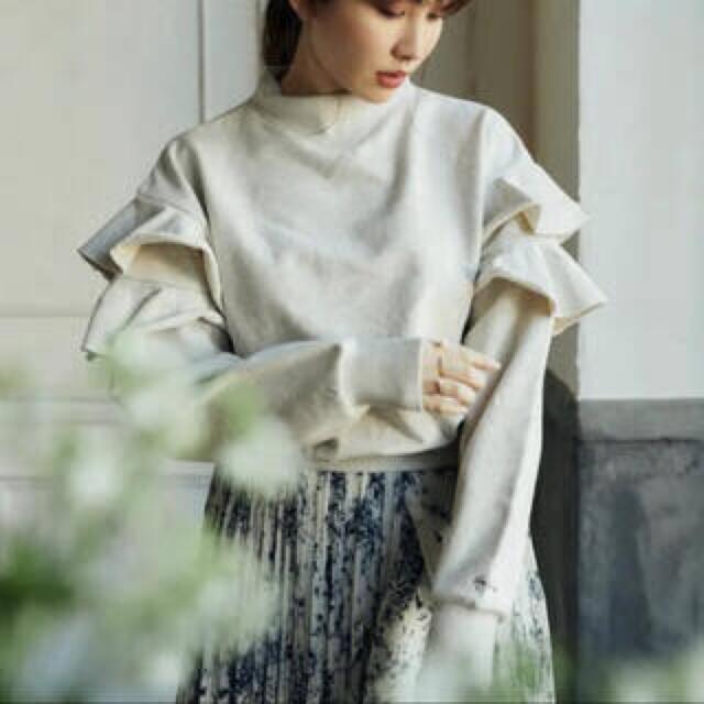 herlipto Ruffled Cotton-Jersey Sweat