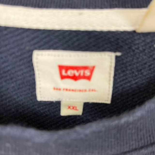 Levi's(リーバイス)のLEVI'Sリーバイス　ゆるだぼオーバーサイズ　ビッグロゴスウェットトレーナー紺 メンズのトップス(スウェット)の商品写真