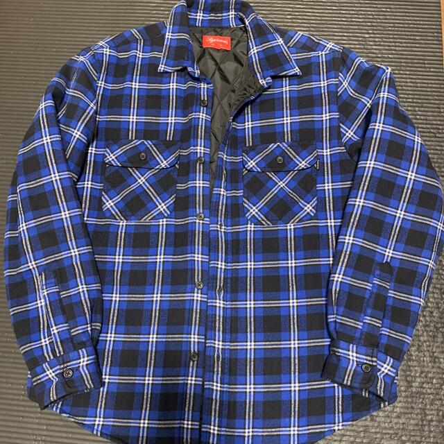 Arc Logo Quilted Flannel Shirt 2
