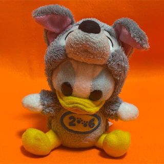 ディズニー(Disney)のドナルド 2006年 戌年 ぬいぐるみバッジ 干支(ぬいぐるみ)